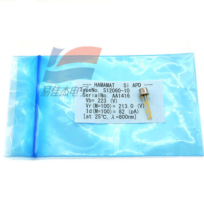 S12060-10 Near infrared Si APD Low Temperature Coefficient Type APD untuk Pita 800nm