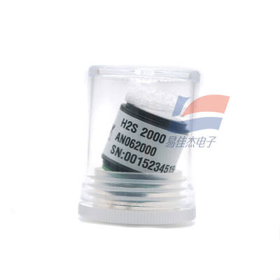 Sensor Gas Sensitivitas H2S 2000 untuk 0-2000 Ppm Jangkauan Pengukuran 60 25 NA/ppm 10 Ohm Load Resistor