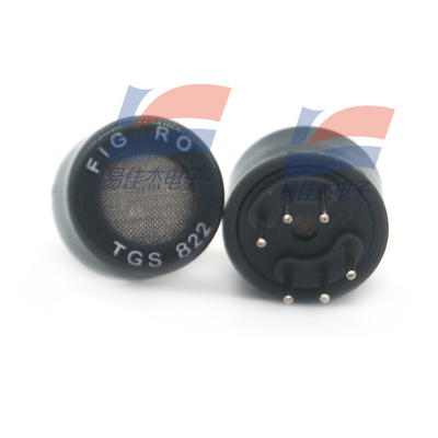 Sensor Gas TGS822 Uap Pelarut Organik (Alkohol) Sensor Sensitivitas Tinggi Untuk Etanol Dan Pelarut Organik Lainnya Untuk Detektor Alkohol Pabrik Pembersih Kering Industri Semikonduktor