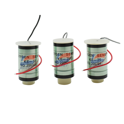 KE-25F3 Oxygen Gas O2 Sensor Elektrochemical Hidup panjang Medis 10 tahun Hidup