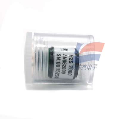 Sensor Gas Sensitivitas H2S 2000 untuk 0-2000 Ppm Jangkauan Pengukuran 60 25 NA/ppm 10 Ohm Load Resistor