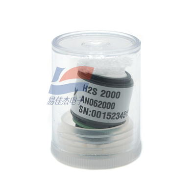 Sensor Gas Sensitivitas H2S 2000 untuk 0-2000 Ppm Jangkauan Pengukuran 60 25 NA/ppm 10 Ohm Load Resistor