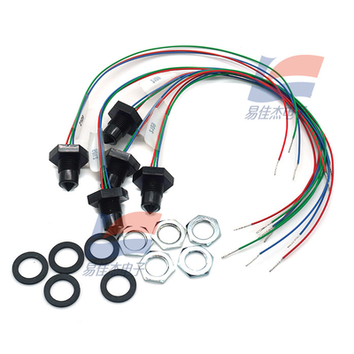 LLC102000 Sensor Cairan Kompak Untuk Lingkungan Keras Pemasangan Berulir Output Arus 2,5 MA