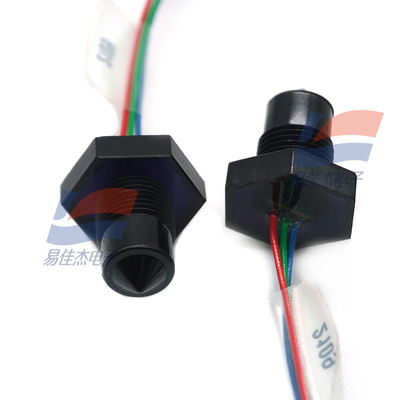 LLC102000 Sensor Cairan Kompak Untuk Lingkungan Keras Pemasangan Berulir Output Arus 2,5 MA