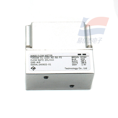 Kisaran suhu sensor aliran industri -20°C sampai 70°C untuk kontrol yang ditingkatkan Microflow Gas Mass Flowmeter TC5008-01-L020-AE-R4-P3