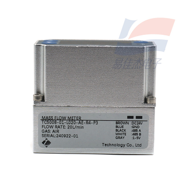 Kisaran suhu sensor aliran industri -20°C sampai 70°C untuk kontrol yang ditingkatkan Microflow Gas Mass Flowmeter TC5008-01-L020-AE-R4-P3