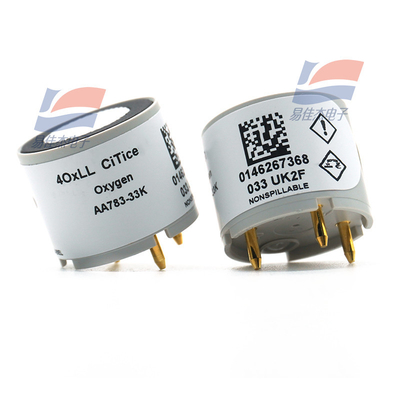4OxLL Oxygen O2 Gas Sensor untuk Keamanan Industri Nomor Bagian AA783-33H 30% vol. O2 Maksimum Overload