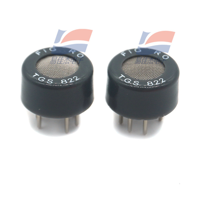 Sensor Gas TGS822 Uap Pelarut Organik (Alkohol) Sensor Sensitivitas Tinggi Untuk Etanol Dan Pelarut Organik Lainnya Untuk Detektor Alkohol Pabrik Pembersih Kering Industri Semikonduktor