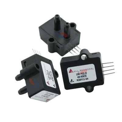 YJJ 100 PSI-D-4V-ASCX Sensor Tekanan 15 PSI untuk Stasiun Udara Lingkungan Keakuratan Tinggi 0C hingga 50C Kompensasi Suhu