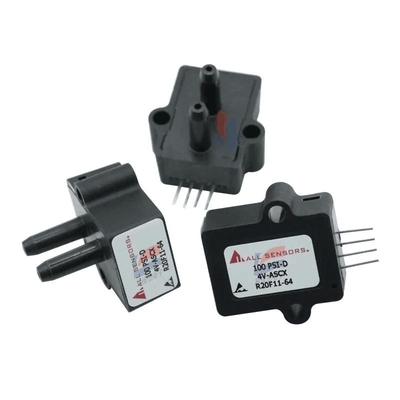 YJJ 100 PSI-D-4V-ASCX Sensor Tekanan 15 PSI untuk Stasiun Udara Lingkungan Keakuratan Tinggi 0C hingga 50C Kompensasi Suhu