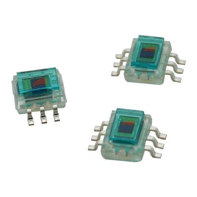 Plastik Encapsulated Color Sensor S9706 Pengukuran Simultan RGB Tri-color -20 sampai 85 derajat Celcius