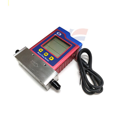 MF5006-N2M-E-0.5-50-15-AB-D-A MEMS Flowmeter Massa Gas Dengan LCD