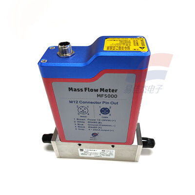 MF5006-N2M-E-0.5-50-15-AB-D-A MEMS Flowmeter Massa Gas Dengan LCD