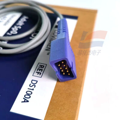 DS100A Sensor SpO2 ujung jari dapat digunakan kembali untuk orang dewasa 9-pin DB9