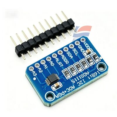 YJJ ADS1115 16-Bit High-Precision Analog-to-Digital Converter ADC Development Board Modul 4 Saluran